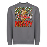 Storm merry christmas lightning bolt Heavyweight Sweatshirt - Zillion Design Studio