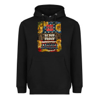 Black Western God Bless America Heavyweight Hoodie - LillyAllenDesigns