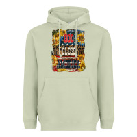 Matcha Western God Bless America Heavyweight Hoodie - LillyAllenDesigns