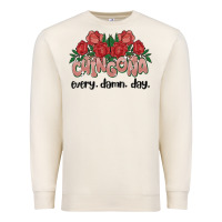 Sandshell chingona every damn day Premium Sweatshirt - MaliasSmallBusiness