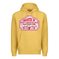 Antique Gold santas hot chocolate Premium Hoodie - MaliasSmallBusiness