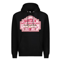 Black santas hot chocolate Premium Hoodie - MaliasSmallBusiness