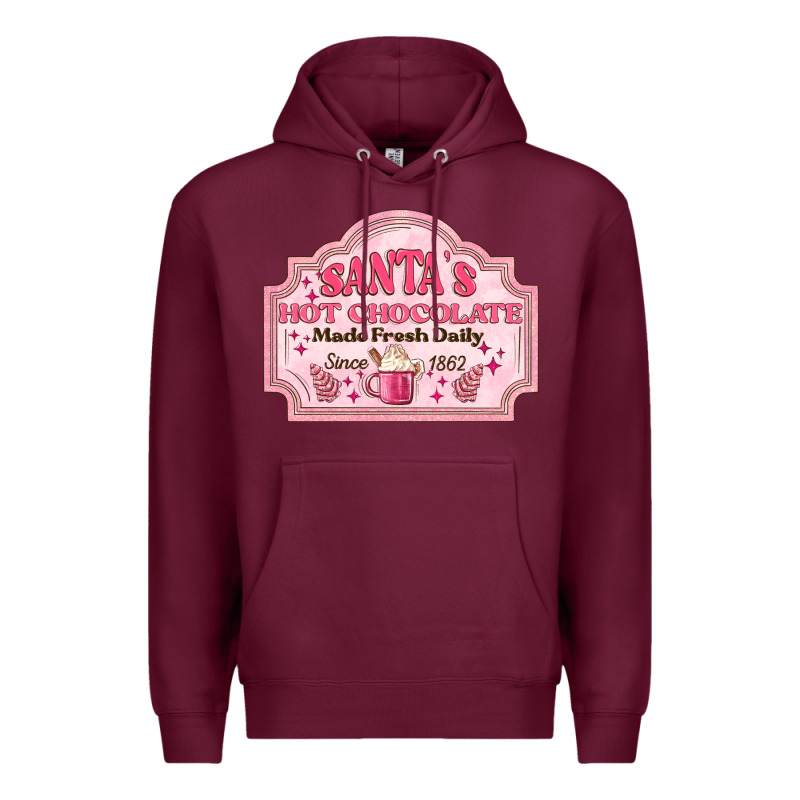 Santas Hot Chocolate Premium Hoodie by MaliasSmallBusiness | Teevron