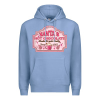 Colony Blue santas hot chocolate Premium Hoodie - MaliasSmallBusiness