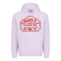 Lilac santas hot chocolate Premium Hoodie - MaliasSmallBusiness