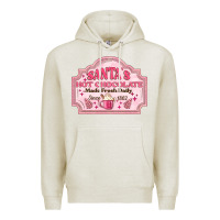 Oatmeal Heather santas hot chocolate Premium Hoodie - MaliasSmallBusiness