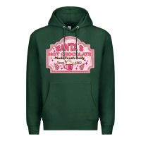 Sports Green santas hot chocolate Premium Hoodie - MaliasSmallBusiness