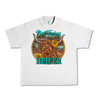 Lunar Rock Highland Heifer Western Urban Heavy Tee - RanaPortraitStore