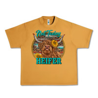 Peanut Butter Highland Heifer Western Urban Heavy Tee - RanaPortraitStore