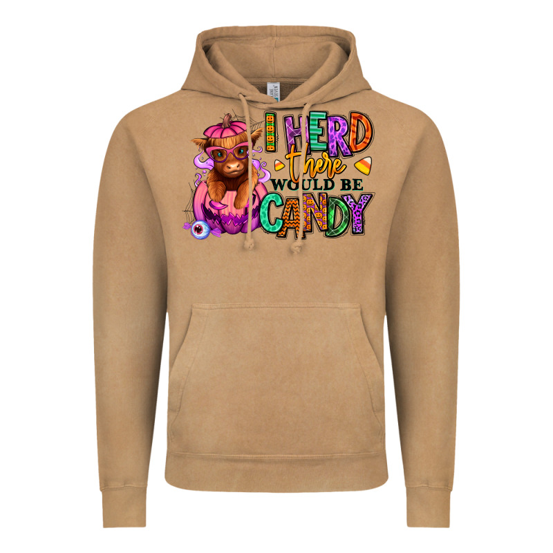 I Herd There Would Be Candy Heifer Vintage Hoodie by RanaPortraitStore | Teevron