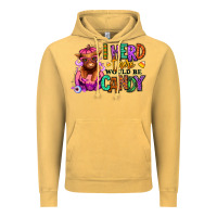 Vintage Mustard I herd there would be candy Heifer Vintage Hoodie - RanaPortraitStore