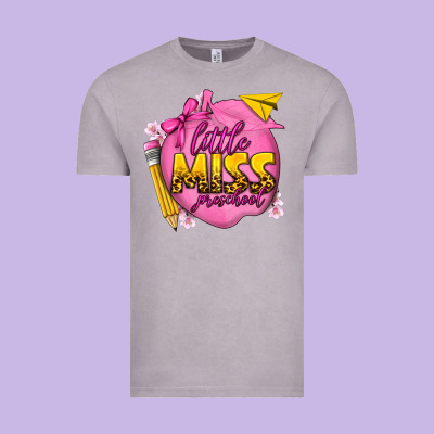 Little Miss Preschool Vintage Tee Designed By Texasbilliewilder