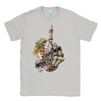 Moon Dust sensitive savage skeleton middle finger Classic Tee - FaDigitalArtStudio