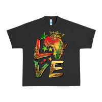 Pigment Black juneteenth love Urban Heavy Tee - BarkalooDesign