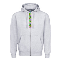 Heather Grey Halloween Key Fob Zipper Hoodie - BundleAndBundleShop