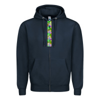 Navy Halloween Key Fob Zipper Hoodie - BundleAndBundleShop