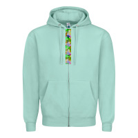 Seafoam Halloween Key Fob Zipper Hoodie - BundleAndBundleShop