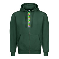 Sports Green Halloween Key Fob Zipper Hoodie - BundleAndBundleShop