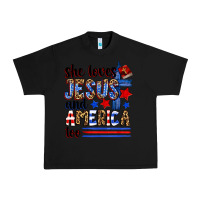 Black she loves jesus and america too Urban Heavy Tee - Zillion Design Studio