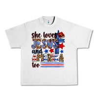 Lunar Rock she loves jesus and america too Urban Heavy Tee - Zillion Design Studio