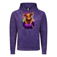 Cloud Purple Halloween Heifer Vintage Hoodie - RanaPortraitStore