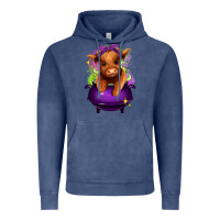 Vintage Denim Halloween Heifer Vintage Hoodie - RanaPortraitStore