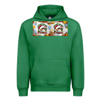 When You're Dead Inside But It's Christmas Hippie Skeleton Santa Urban Hoodie | Teevron
