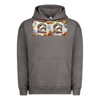 Pigment Tornado When You're Dead Inside But It's Christmas Hippie Skeleton Santa Urban Hoodie - Artiststas