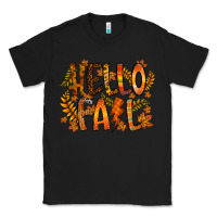 Black hello fall Classic Tee - RacoonDesign