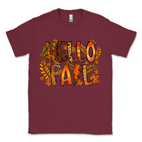 Burgundy hello fall Classic Tee - RacoonDesign