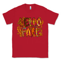 Red hello fall Classic Tee - RacoonDesign