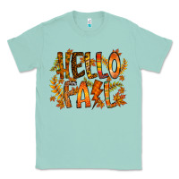 Seafoam hello fall Classic Tee - RacoonDesign