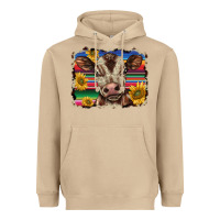 Mushroom western background baby calf Heavyweight Hoodie - BarkalooDesign