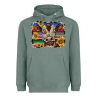 Sage western background baby calf Heavyweight Hoodie - BarkalooDesign