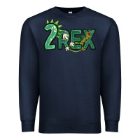 Navy two rex Premium Sweatshirt - MaliasSmallBusiness