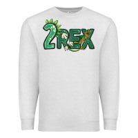Oatmeal Heather two rex Premium Sweatshirt - MaliasSmallBusiness