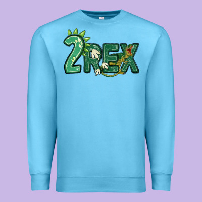 Two Rex Premium Sweatshirt Designed By Maliassmallbusiness
