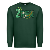 Sports Green two rex Premium Sweatshirt - MaliasSmallBusiness