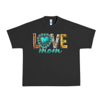 Pigment Black love mom western Urban Heavy Tee - texasbilliewilder