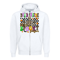 White dead inside but its spooky season Zipper Hoodie - AdoDesignShop