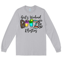 Moon Dust girl's weekend booze & besties Long Sleeve Tee - CowhideDigitalArt