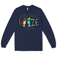 Navy girl's weekend booze & besties Long Sleeve Tee - CowhideDigitalArt