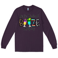 Plum girl's weekend booze & besties Long Sleeve Tee - CowhideDigitalArt