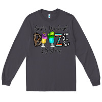 Smoke girl's weekend booze & besties Long Sleeve Tee - CowhideDigitalArt