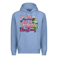 Colony Blue im dreaming of a pink christmas Premium Hoodie - MaliasSmallBusiness