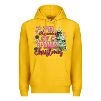 Lemon im dreaming of a pink christmas Premium Hoodie - MaliasSmallBusiness
