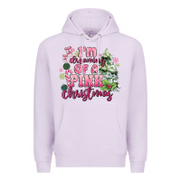 Lilac im dreaming of a pink christmas Premium Hoodie - MaliasSmallBusiness