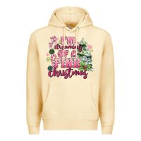 Pina Colada im dreaming of a pink christmas Premium Hoodie - MaliasSmallBusiness