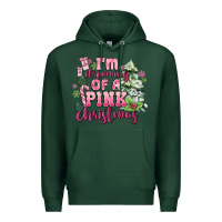 Sports Green im dreaming of a pink christmas Premium Hoodie - MaliasSmallBusiness