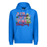 True Royal im dreaming of a pink christmas Premium Hoodie - MaliasSmallBusiness